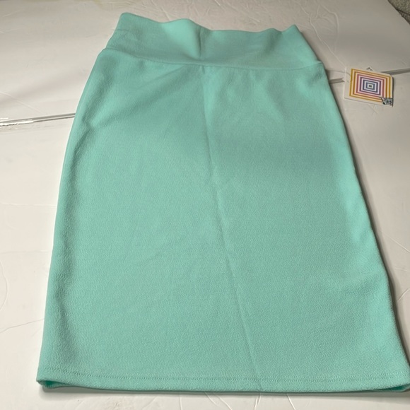 New Lularoe sea foam green Cassie skirt size Extra Small - Picture 1 of 4